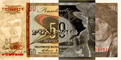 Banknote collage ©Bundesbank