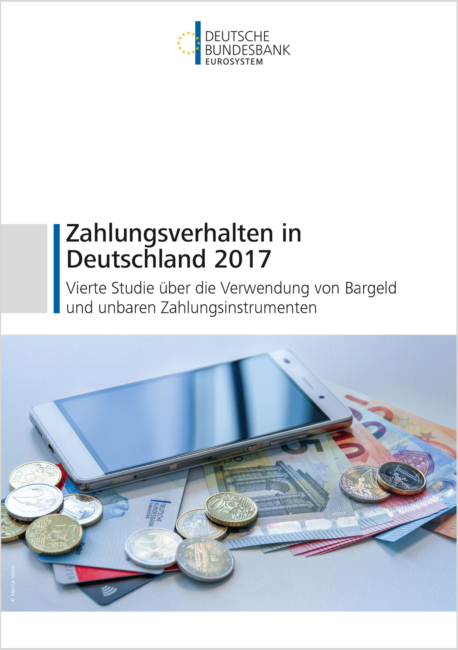 Cover der Publikation: Zahlungsverhalten in Deutschland 2017