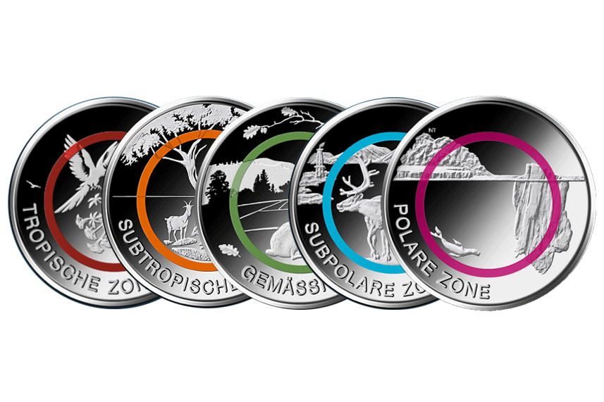 5EuroSammlermünzserie Deutsche Bundesbank