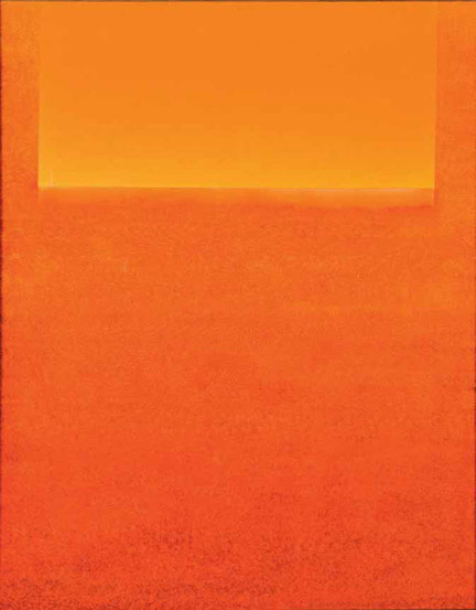 Rupprecht Geiger, 429/65, 1965, oil on canvas, 220 x 176 cm ©VG Bild-Kunst, Bonn