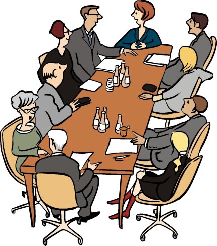 People sitting at a conference table ©Reinhild Kassing