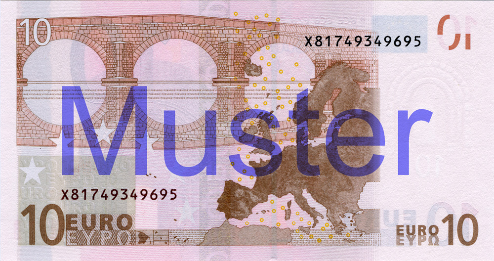 10 Euro banknote  Deutsche Bundesbank