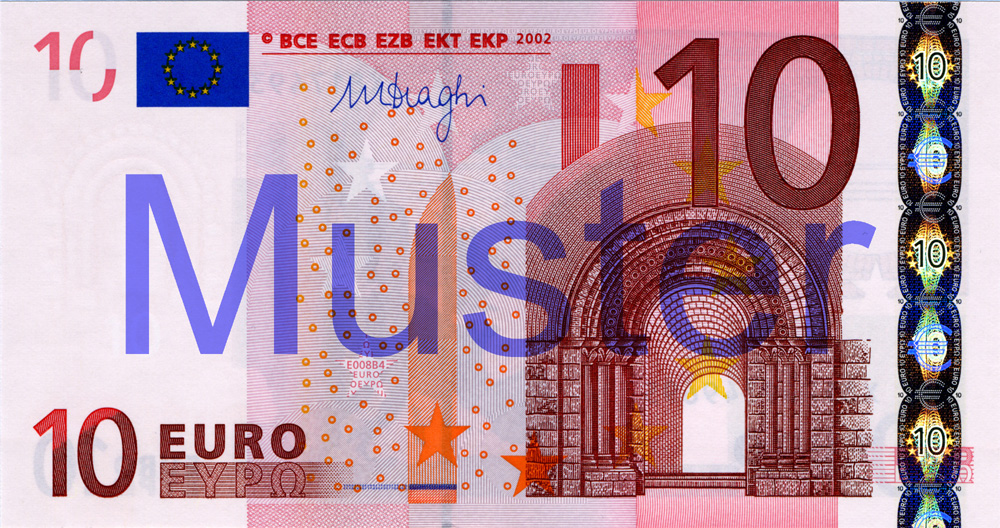 10 Euros banknote (First series) - Foreign Currency