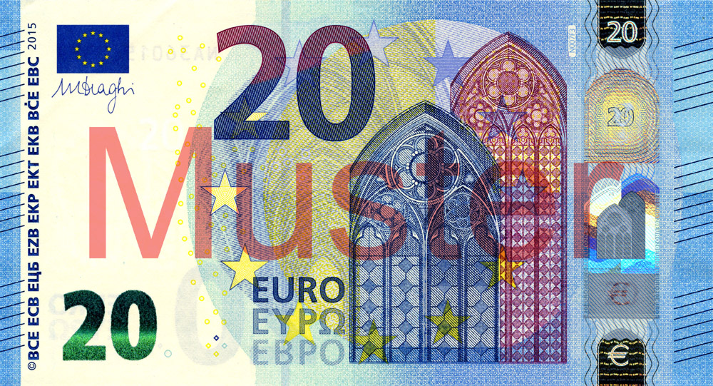 With the issue of the new 20 euro banknote, the old banknotes of the same  denomination will remain in use