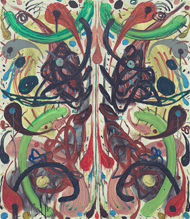 Sebastian Dacey, Ohne Titel, 2009, Öl und Lack auf Leinwand, 150 x 130 cm