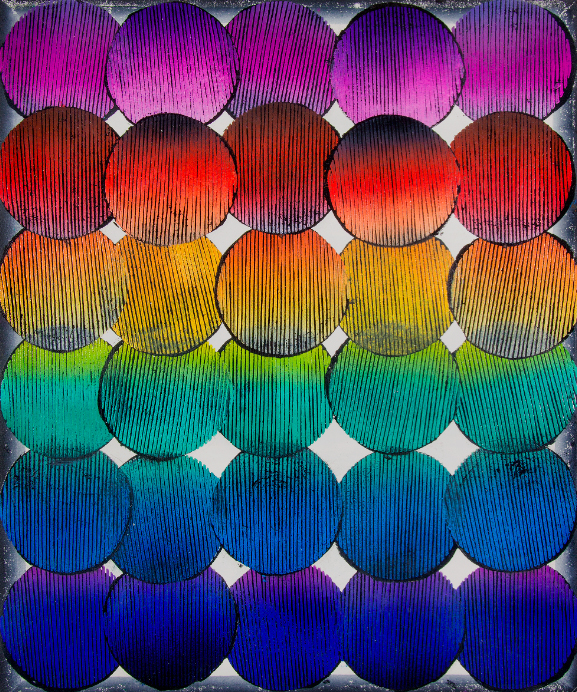 Jens Schubert, Formosus, 2014, Linoldruck auf Papier, Unikat
