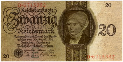 20 Reichsmark - 1924 - Vorderseite
