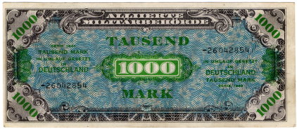 1000 Mark (1944) - Vorderseite