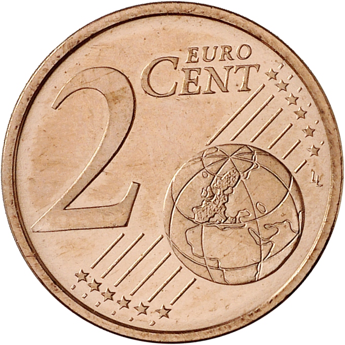 2-Cent Münze