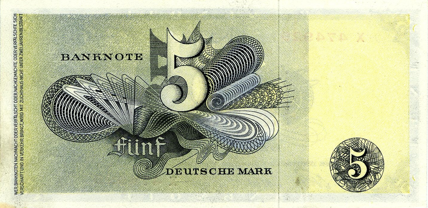 5 Deutsche Mark (1948) - Rückseite