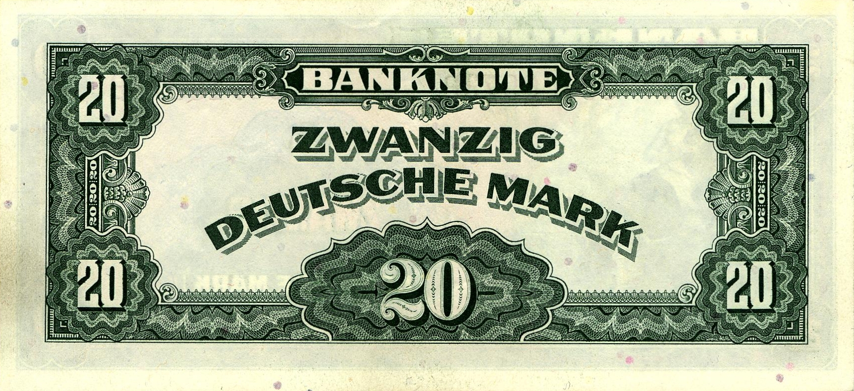 20 Deutsche Mark (1948) - Rückseite
