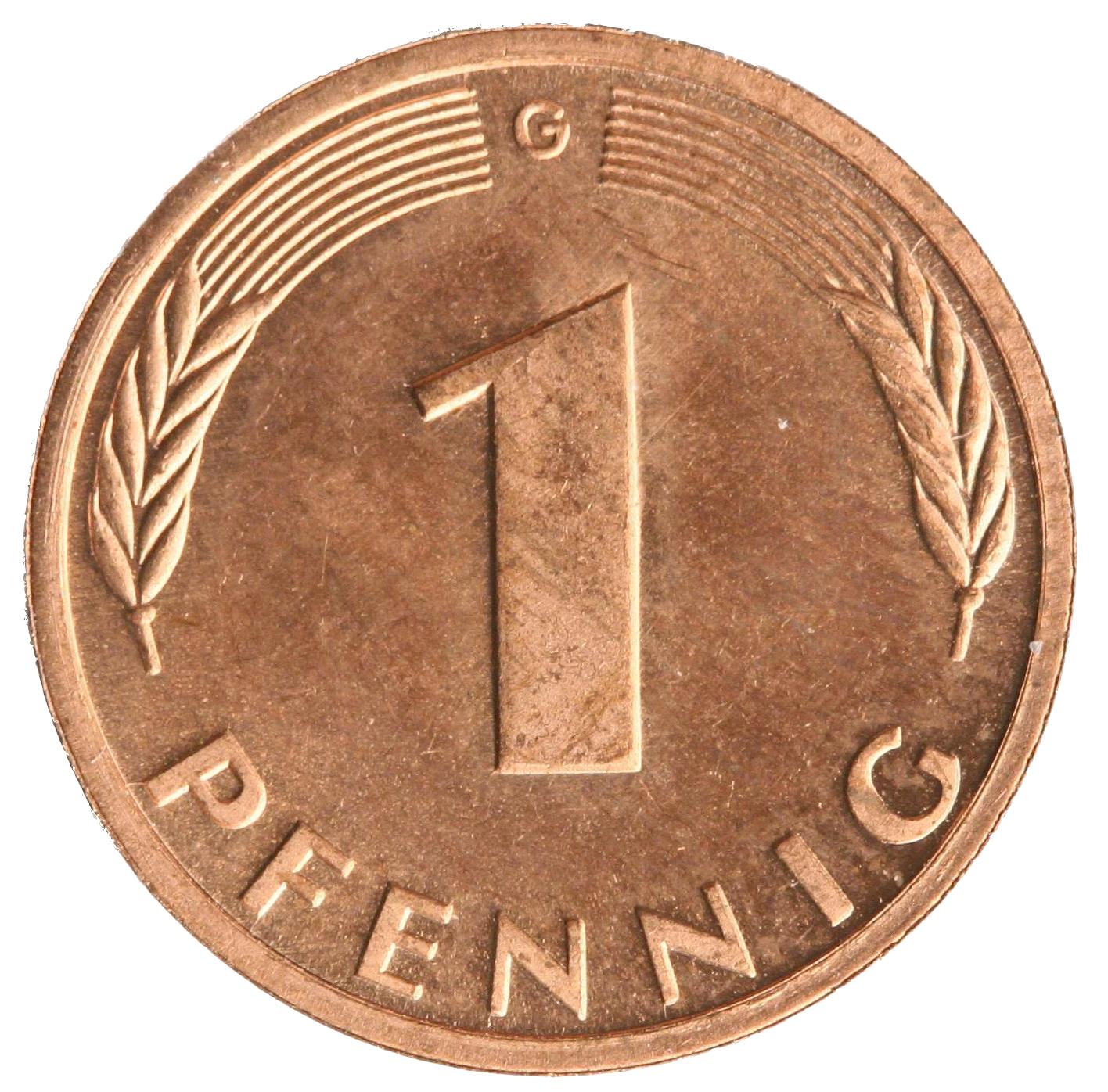 1-Pfennig coin - obverse