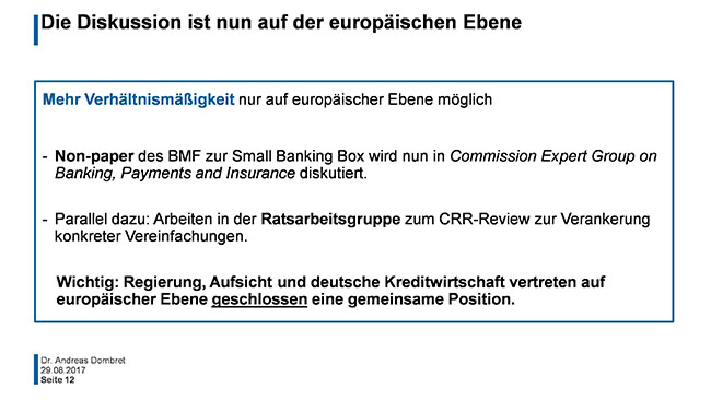 Grafik: Die Diskussion ist nun auf der europäischen Ebene