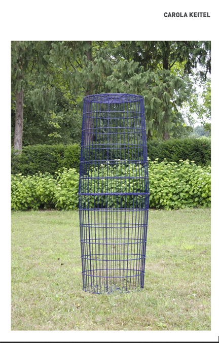 Carola Keitel, Geländer, 2011, Venus (015), Baustahl, pulverbeschichtet