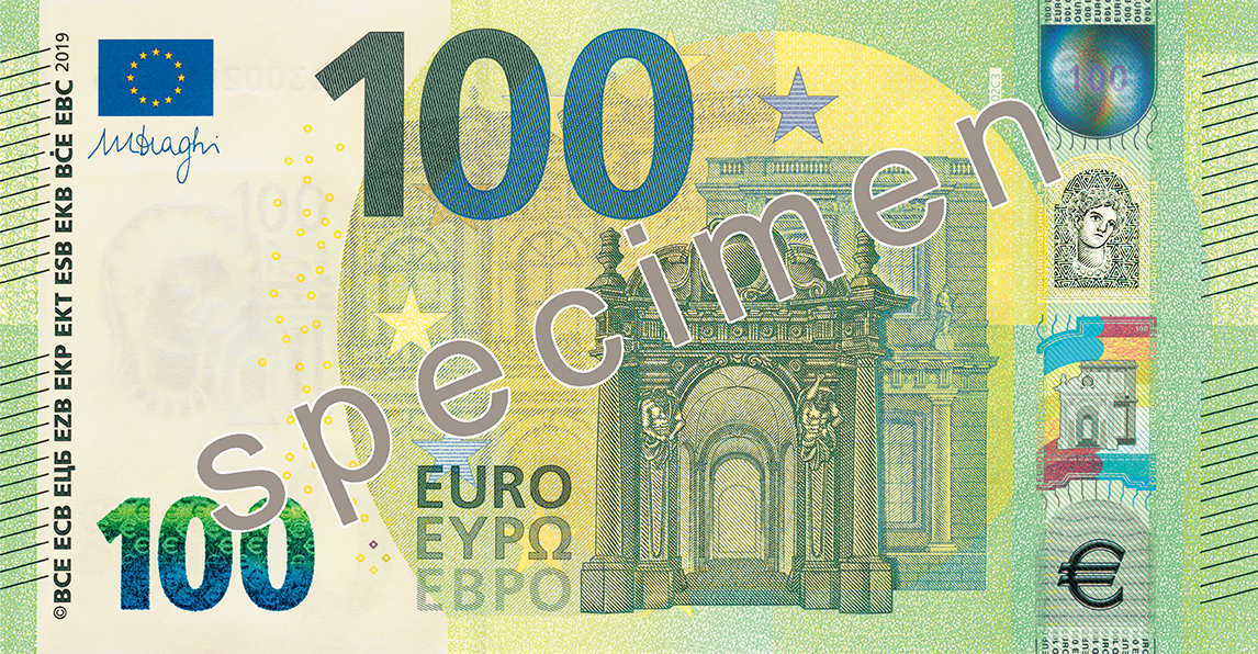 100 Euro Banknote Deutsche Bundesbank