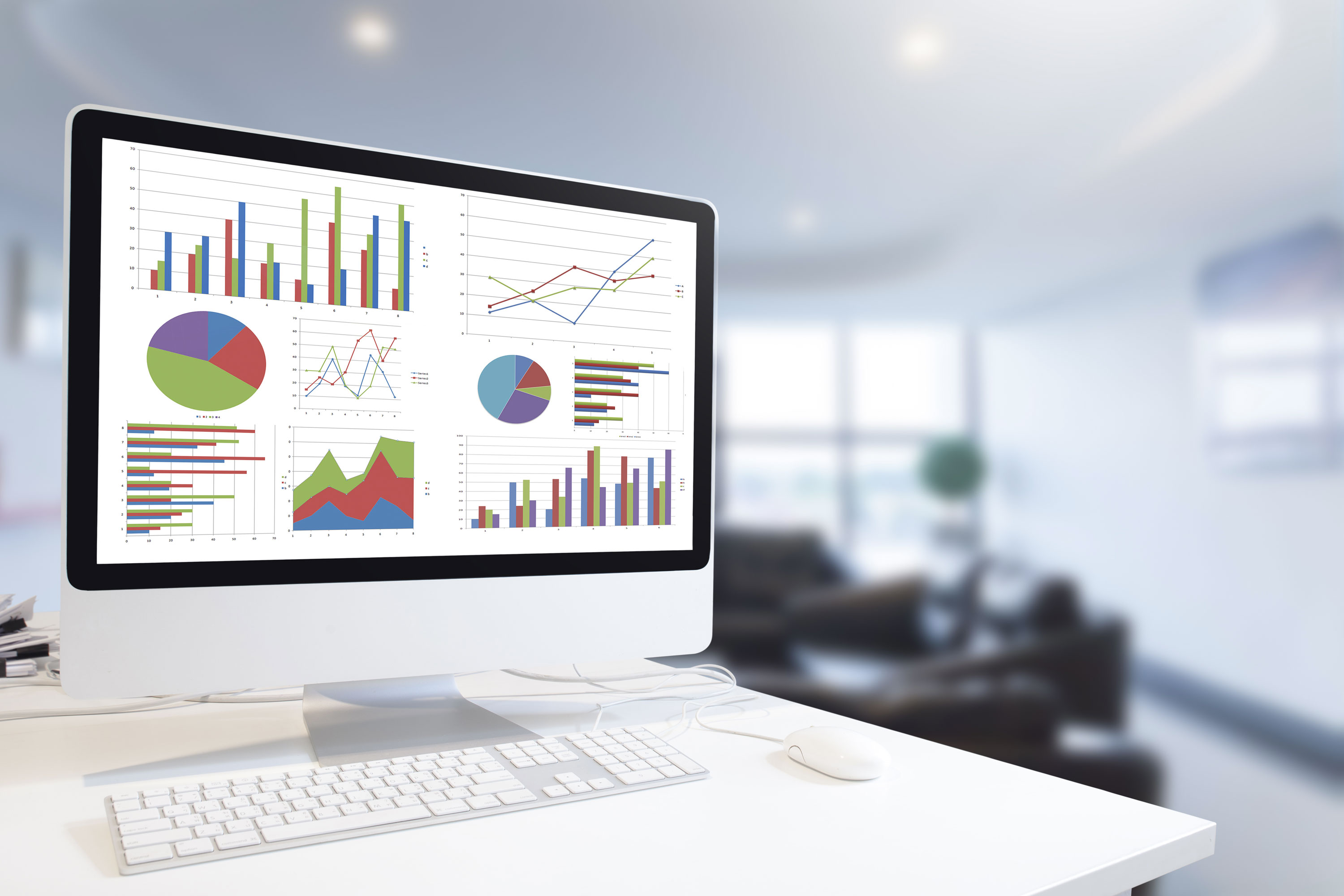 Different graphics on one screen ©pannawat / Fotolia