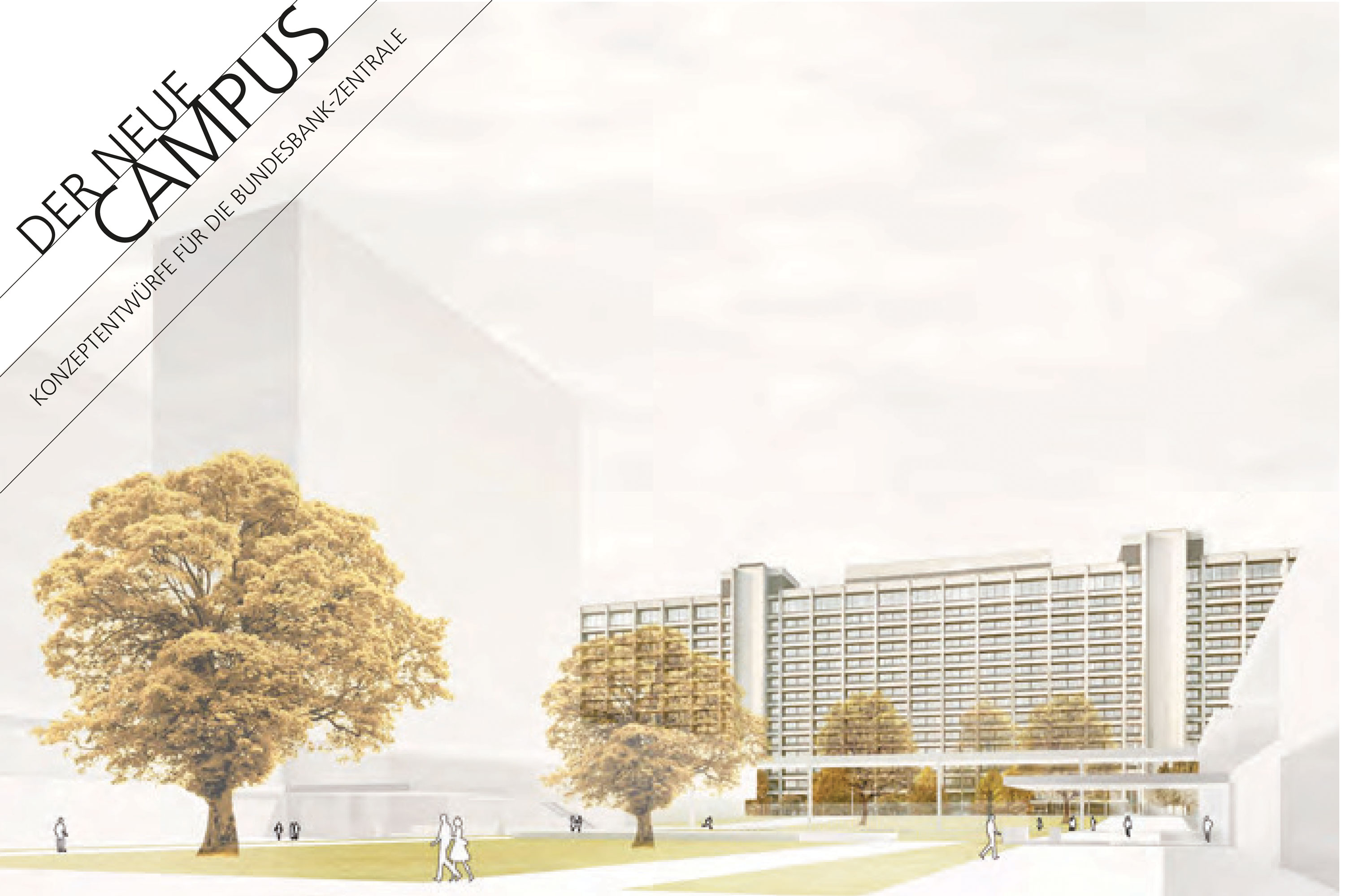 The new campus - information board