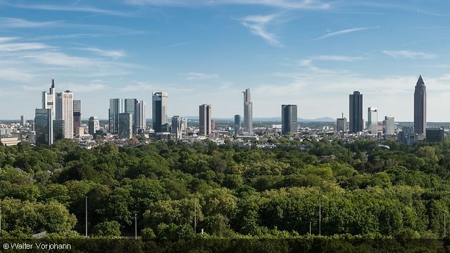 Skyline von Frankfurt am Main ©Walter Vorjohann