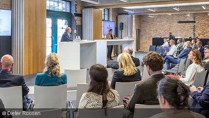 Visitors at an event