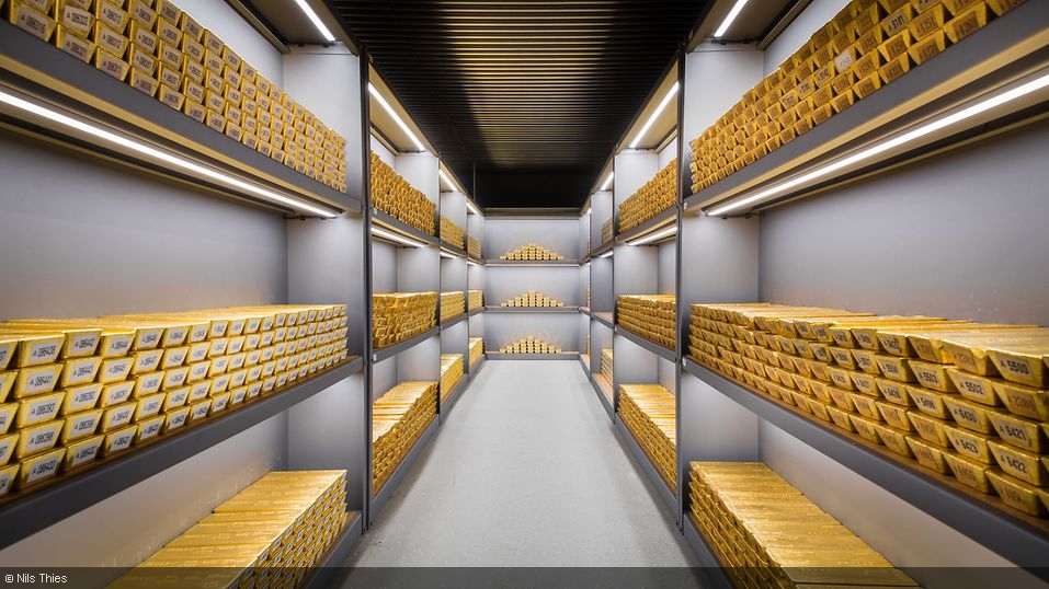 Gold und Goldbarren Deutsche Bundesbank