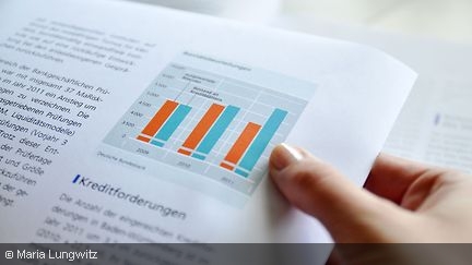 Balkendiagramm in einem Bericht