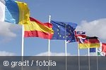 Verschiedene Europaflaggen