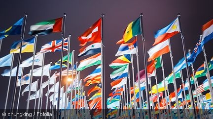 Flags from all over the world