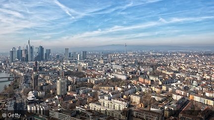 Foto zeigt die Skyline von Frankfurt am Main