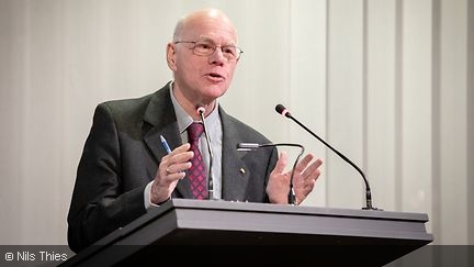 Norbert Lammert during his speech
