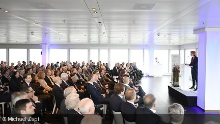 Sabine Mauderer während ihrer Rede